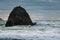 Beehive rock at South Piha