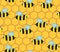 Beehive seamless pattern