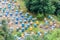 Beehives in Dilijan National Park in Armen