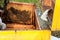 Beekeeper prepares harvest honey from the beehive