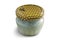 Beekeeping product: propolis with honey in a glass jar