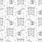 Beekeeping seamless pattern