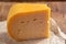 Beemster cheese, hard Dutch cheese made from cow milk from grass