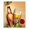 Beer Alcohol Product Promotional Banner Vector Illustration