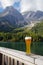 Beer in Alpine scenery