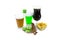 Beer amber green and dark beer clover snacks to choose from. Celebrating St. Patrick`s Day