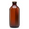 Beer bottle brown glass blank. Cold alcohol drink