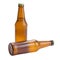 beer bottle brown isolated on white background.