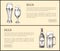Beer Bottle, Glass and Mug Vintage Landing Page