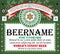 Beer bottle label design template