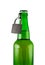 Beer, bottle, padlock isolated.