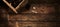 Beer bottles in a crate in a rustic pub or tavern