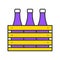 Beer case color icon