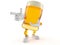 Beer character pointing finger