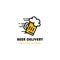 Beer Delivery Logo Icon Design