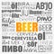 BEER in different languages of the world