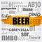 BEER in different languages of the world