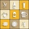 Beer Flat Icons