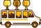 Beer Flight Glass Van Retro