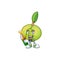 With beer fruit elephant apple cartoon mascot style