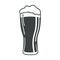 Beer glass icon web sign symbol logo label