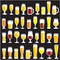 Beer glasses set