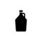 Beer growler silhouette icon