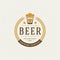 Beer Logo Design Element