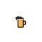 Beer mug icon design very unique