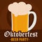 Beer party oktoberfest
