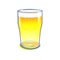 Beer pint glass