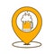 Beer point icon.