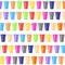 Beer Pong Tournament. Colorful Plastic Cups. Fun Game for Party. Traditional Drinking Time.