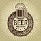 Beer Premium Retro Styled Seal / Label