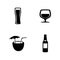 Beer. Simple Related Vector Icons