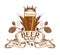Beer symbol design