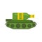 Beer tank. Alcoholic Troops. Military tank shoots beer. vector illustration