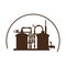 beer tanks icon image design