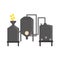 beer tanks icon image design