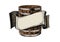 Beer wooden barrel and ribbon