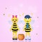 Bees couple spouses