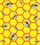 Bees on Honeycombs