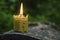 Beeswax candle