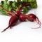 Beet closeup on white background