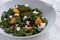 Beet, Goat Cheese and Pomegranate Salad with Kale