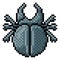 Beetle Bug Insect Pixel Art Video Game 8 Bit Icon