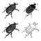 Beetle is a coleopterous insect.