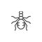 Beetle line icon