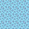 Beetle pattern design. Insects seamless background. Textile pattern or wrapping paper. Simple spiders texture in blue