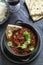 Beetroot and beef curry